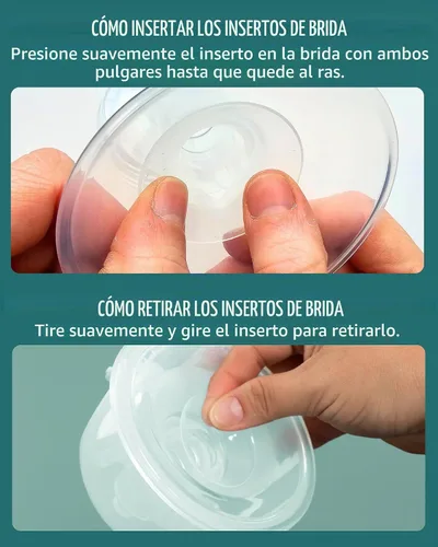 Vista 6 de Insertos de brida para extractores de leche – Silicona – Convertir 0.945 in a 0.512 in – Reemplazo de piezas de bomba – Compatible con Spectra