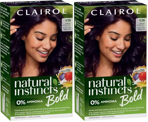 Vista 20 de Clairol Natural Instincts - Tinte permanente audaz para el cabello, color negro azulado colibrí BL28, paquete de 1 unidad