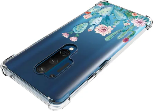 Vista 3 de Funda diseñada para Oneplus 8 Pro, funda One Plus 8Pro, a prueba de golpes, transparente, suave, flexible, de TPU, delgada, protectora para Oneplus