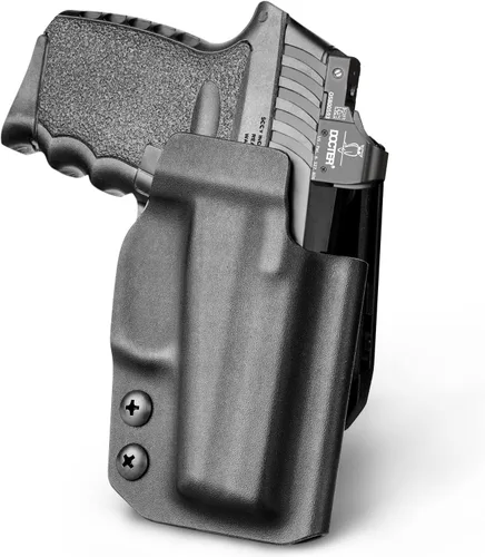 Vista 8 de OWB Funda Kydex Compatible con Springfield Hellcat, Glock 43, M&P 9MM/.40 M2.0 y Shield con Láser, S&W SD9 VE/SD40 VE, Taurus G2C/G3C/PT111/PT140