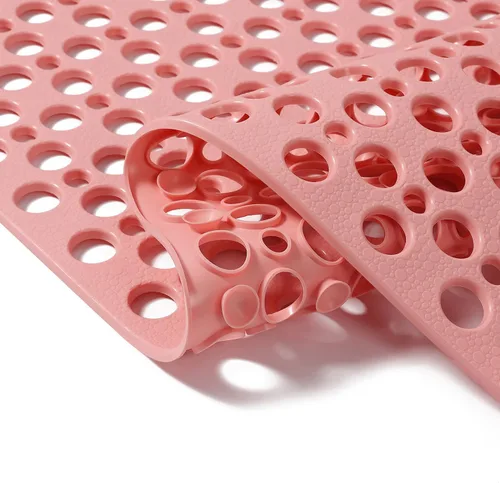 Vista 17 de Tapete antideslizante para tina, extra suave, elastómero termoplástico, para niños, lavable a máquina