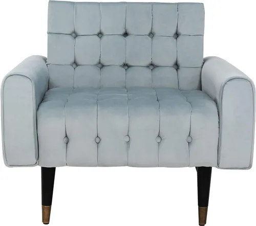 Vista 12 de Safavieh Inicio Amaris Retro Glam Caléndula Terciopelo y Negro Copetudo Accent Silla
