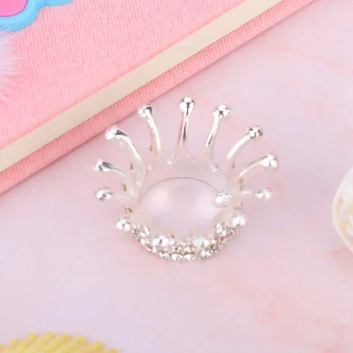 Vista 7 de Caja de almacenamiento de manicura con diseño de corona, juego de soportes para pinceles de arte de uñas con soporte para bolígrafo, soportes