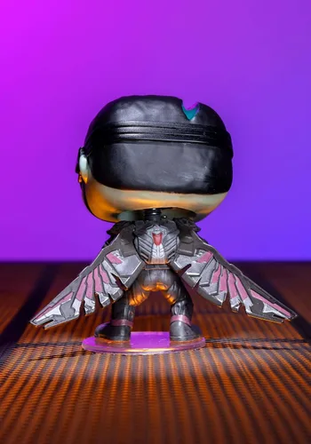 Vista 2 de Funko POP Marvel: What If? - Halcón zombi, multicolor, estándar, (57377)