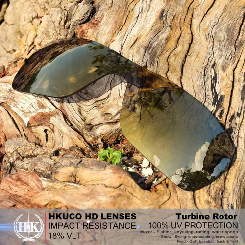 Vista 3 de HKUCO Lentes de repuesto para hombre Oakley Turbine Rotor