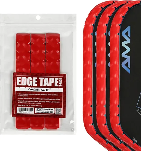 Vista 176 de PICKLETECH Cinta de protección de pala de pickleball – Protector de borde de cabeza de paleta – Cinta de protección de borde de raqueta ajuste