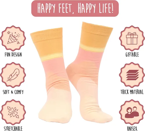 Vista 3 de Calcetines de vino rosa o espumoso en una botella, calcetines divertidos para hombres y mujeres. Regalo para los amantes del vino. Rellenos