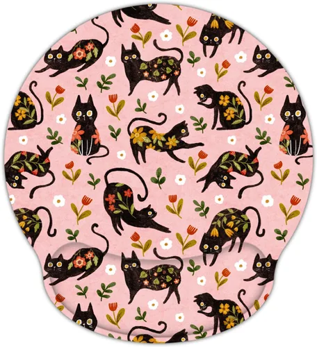 Vista 9 de RICHEN - Tapete ergonómico para mouse con soporte de muñeca, base de goma antideslizante para computadora, portátil y Mac, reposabrazos ligero