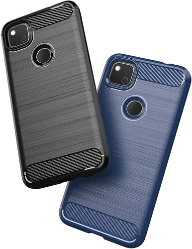 Vista 7 de Asuwish Funda compatible con Google Pixel 4a 4G y protector de pantalla de vidrio templado, accesorios de celda, funda protectora de TPU suave