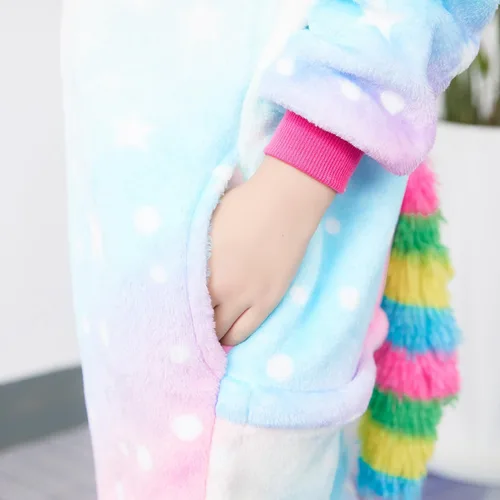 Vista 2 de Pijama de unicornio para niños, disfraz de Halloween