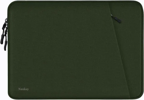Vista 13 de Funda para laptop de 13.3 pulgadas, a prueba de golpes, funda protectora para computadora con bolsillo para accesorios, bolsa para laptop compatible