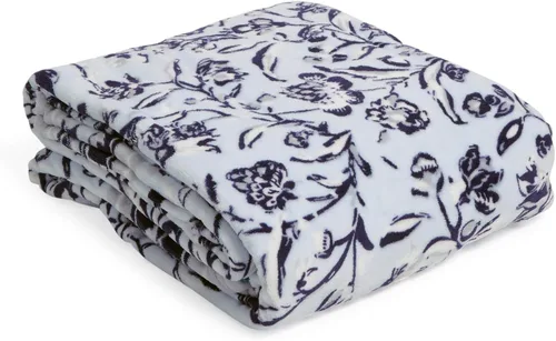 Vista 19 de Vera Bradley cobija de felpa extragrande para mujer, Individual/individual XL