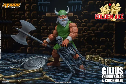 Vista 15 de Storm Collectibles Storm COLL Hacha dorada GILIUS Thunderhead & Chicken L 1/12 AF