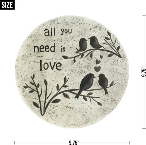 Vista 4 de Accent Plus 10017998 9.75 pulgadas, todo lo que necesitas es Love Stepping Stone, sin tamaño, sin