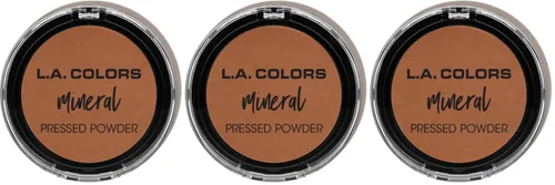 Vista 5 de L.A. COLORS Polvo Mineral Prensado, Tono Clásico CMP377 Tan clásiico
