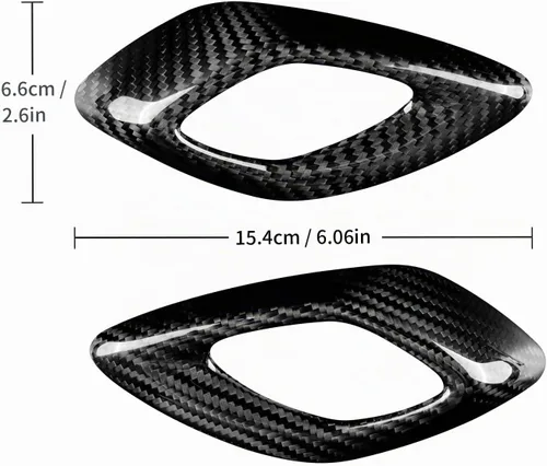 Vista 2 de AIRSPEED Paneles de Puerta de Automóvil de Fibra de Carbono Real Cubierta Moldura Interior para Chevrolet Camaro 2016 2017 2018 2019 2020 2021 2022
