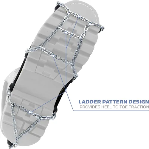 Vista 4 de Yaktrax Cadenas de tracción para caminar sobre hielo y nieve (1 par)
