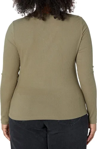 Vista 5 de The Drop Top de punto con corte Doug para mujer