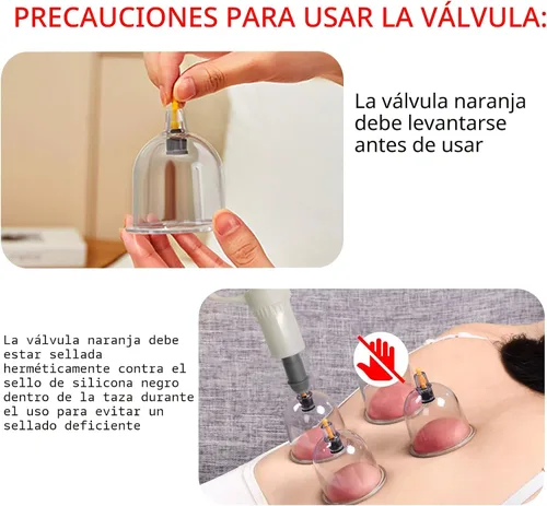 Vista 2 de Cupluw Juego de ventosas, kit de ventosas de 24 tazas para terapia de masaje, juego de terapia china de ventosas con magnético, juego profesional