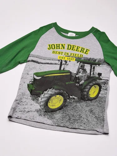 Vista 2 de John Deere Boys' Long Sleeve Raglan Tee