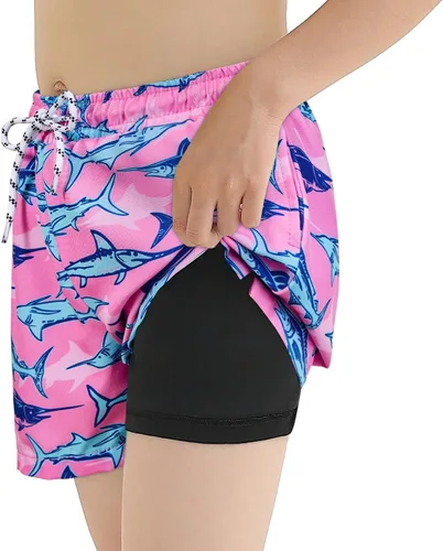 Vista 3 de Century Star Traje de baño para niños con forro de compresión, traje de baño para niños, traje de baño para niños, traje de baño para playa
