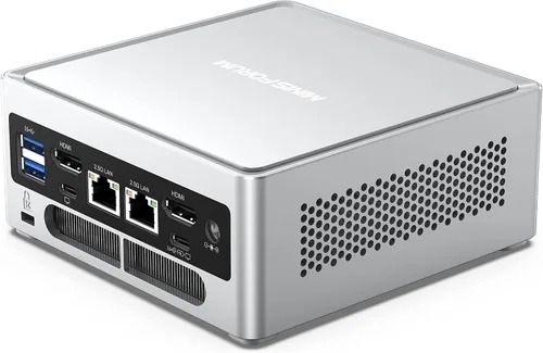 Vista 10 de MINISFORUM Mini PC M1 Plus Core i5-12600H (12C/16T, hasta 4.5 GHz) 16GB DDR5 512GB SSD Mini computadora, 2x2.5G LAN/WiFi6E/BT5.2/4xUSB HDMI/DP/USB4