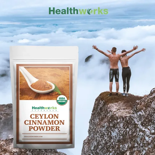 Vista 8 de Healthworks Superfoods - Canela orgánica en polvo de Ceilán - 16 onzas / 1 libra - Molida cruda - Keto, vegana y sin transgénicos - Ideal para café