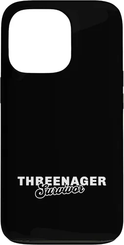 Vista 10 de Threenager Parenting 3 Year Old Kid Case for iPhone 17