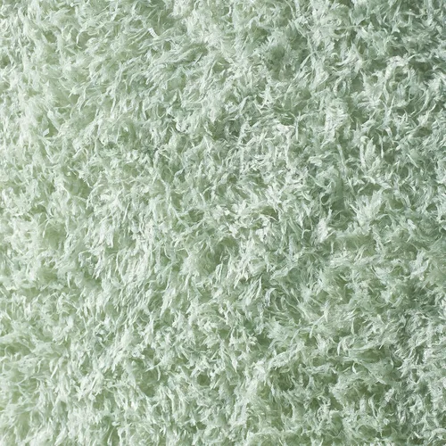 Vista 2 de DormCo Mo' Fluffy Feathers - Cabecero universitario con textura de felpa, color verde menta