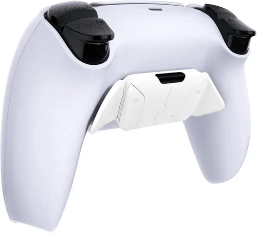 Vista 6 de eXtremeRate White Replacement Redesigned K1 K2 K3 K4 Back Buttons Housing Shell for PS5 Controller RISE4 Remap Kit - Controller & RISE4 Remap Board