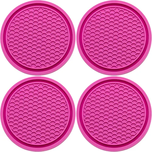 Vista 11 de 2 piezas posavasos para portavasos de automóvil, posavasos universales antideslizantes para portavasos de automóvil, 2.75 pulgadas posavasos