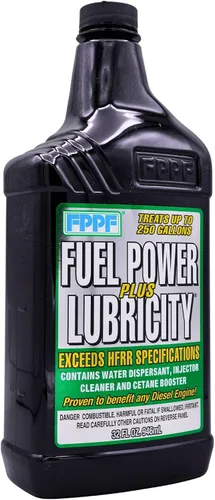 Vista 3 de 1 FPPF Lubricity Plus Fuel Power Diesel Treatment 90105 Treats up to 250 gallons of diesel fuel while cleaning injectors, dispersing water
