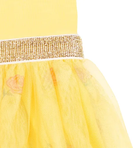 Vista 6 de Disney Princess Belle - Conjunto de tutú de manga corta
