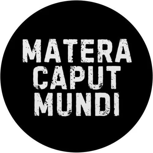 Vista 3 de Matera Caput Mundi Città Simpatica Uomo Donna Bambino PopSockets Adhesivo PopGrip