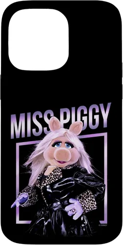 Vista 21 de Funda para iPhone 16 Disney The Muppets Miss Piggy Glam Retrato