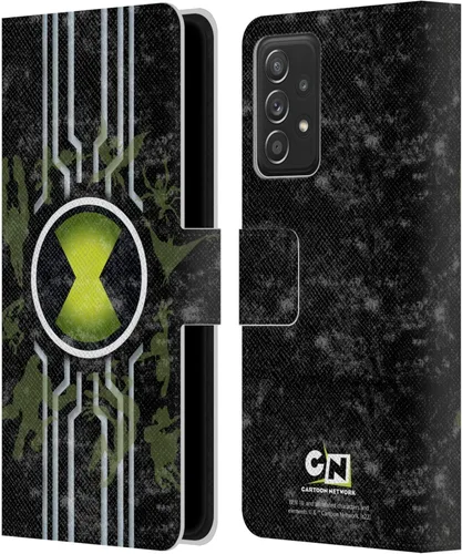 Vista 7 de Head Case Designs Officially Licensed Ben 10: Alien Force Ben's Jacket Graphics Leather Wallet Case Compatible with Samsung Galaxy A53 5G (2022)
