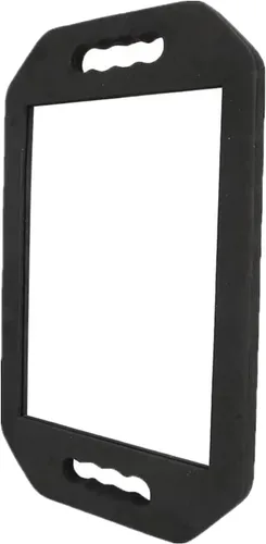 Vista 5 de HREW - Espejo rectangular grande con mango doble, equipo de peluquería ligero, accesorios para peluquería y peluquería (1 unidad, rectangular)
