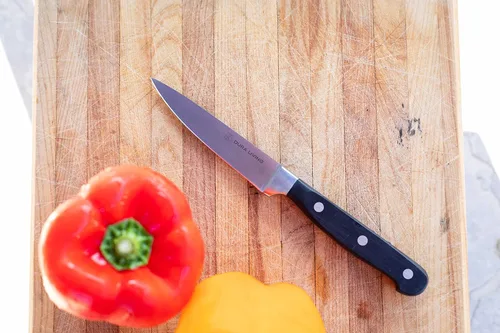 Vista 3 de DURA LIVING Juego de 2 cuchillos de cocina de alta calidad, cuchillo utilitario ultraafilado de 5 pulgadas y cuchillo de pelar de 3.5 pulgadas