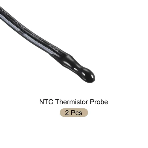Vista 5 de Sonda de termistor NTC 5K 1.3ft impermeable epoxi sensor de temperatura, [para transmisor digital de temperatura] - 2 piezas