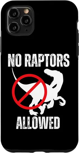 Vista 11 de Funda para iPhone 15 No Raptors Allowed Funny Neighborhood Dino Design