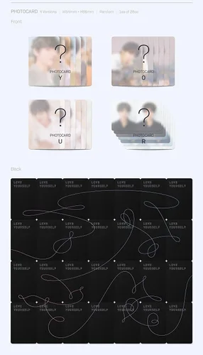 Vista 6 de BTS -[Love Yourself 'Tear'] 3er álbum 4 Ver SET CD+104p PhotoBook+20p Mini libro+1p PhotoCard+1p Staing PhotoCard K-POP sellado