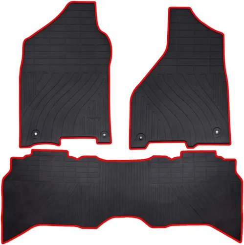 Vista 8 de Alfombrillas de coche personalizadas para Dodge Ram/Dodge Ram Negro