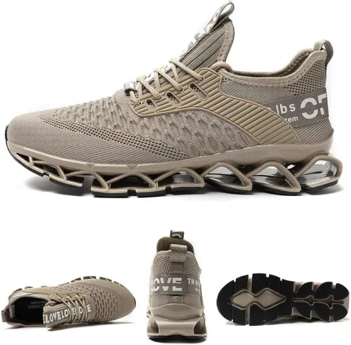 Vista 2 de Zapatos deportivos Chopben para correr, tenis a la moda con red transpirable y suela suave antideslizante, zapatos para caminar casuales y atléticos