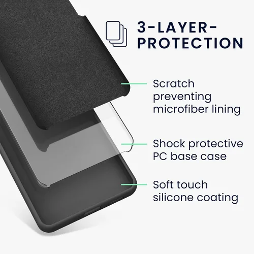 Vista 6 de kwmobile Funda compatible con Apple iPhone 11 - Funda delgada de silicona TPU - Acabado suave al tacto - Azul báltico