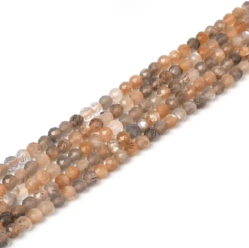 Vista 34 de Cuentas Redondas Facetadas de Ópalo Verde de 4 mm Sueltas de 16 Pulgadas para Hacer Joyas