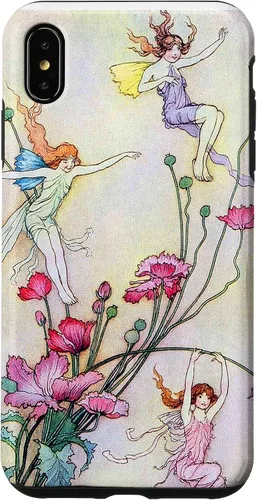 Vista 7 de Carcasa para iPhone 12, diseño de flores de baile de Warwick Goble