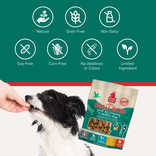 Vista 7 de Plato Pet Treats - Golosinas secas al aire para perros, carne y pato reales del tamaño de un bocado, sin granos y alto contenido de proteínas