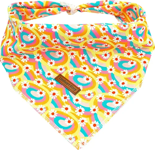 Vista 19 de Lionheart Glory Bandana para perro, bufanda azul para perro, estampado de cerveza, ajustable para perros pequeños a grandes