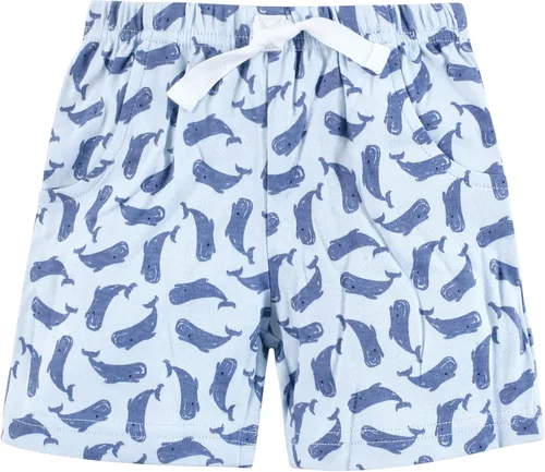 Vista 3 de Hudson Baby Pantalones cortos para bebé, paquete de 4