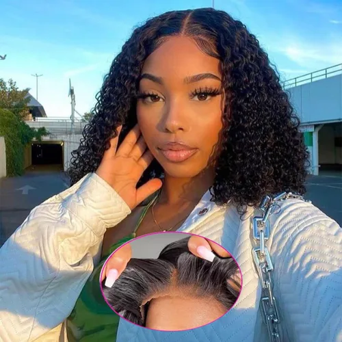 Vista 20 de Highlight Pelucas de Encaje Frontal 13x6 Cabello Humano Rubio Miel Ombré Ondas Profundas Pelucas de Encaje Frontal Cabello Humano para Mujeres